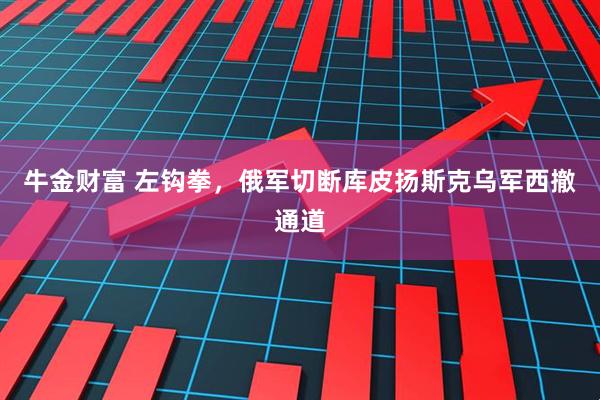 牛金财富 左钩拳，俄军切断库皮扬斯克乌军西撤通道