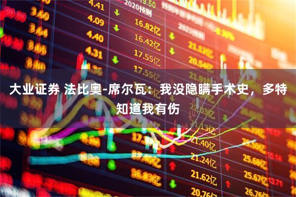 大业证券 法比奥-席尔瓦：我没隐瞒手术史，多特知道我有伤
